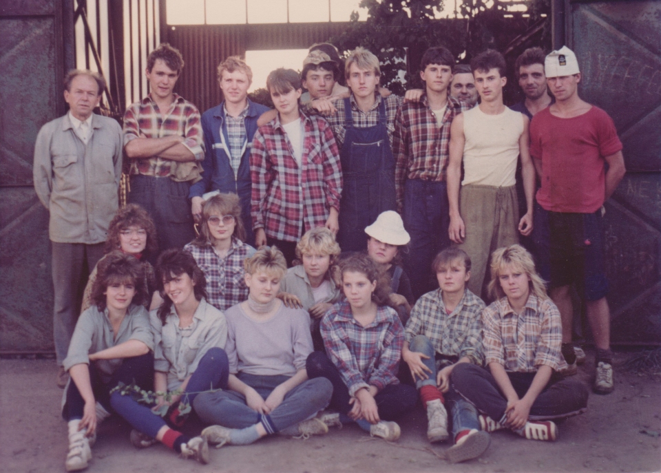 Chmelová brigáda v roce 1988
